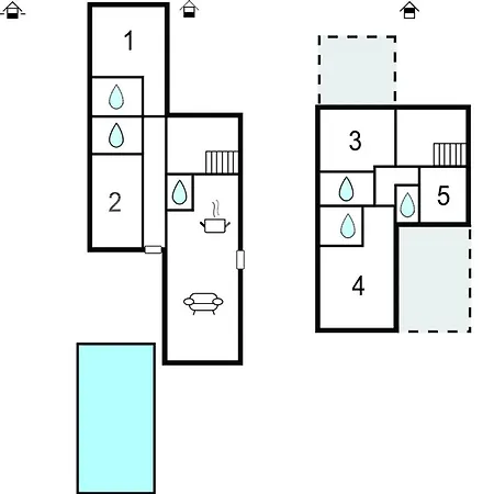 Awesome In Okrug Gornji With Sauna Ferienhaus