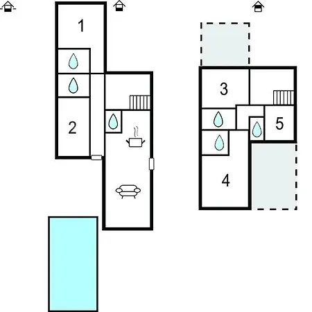 Dom wakacyjny Awesome In Okrug Gornji With Sauna *